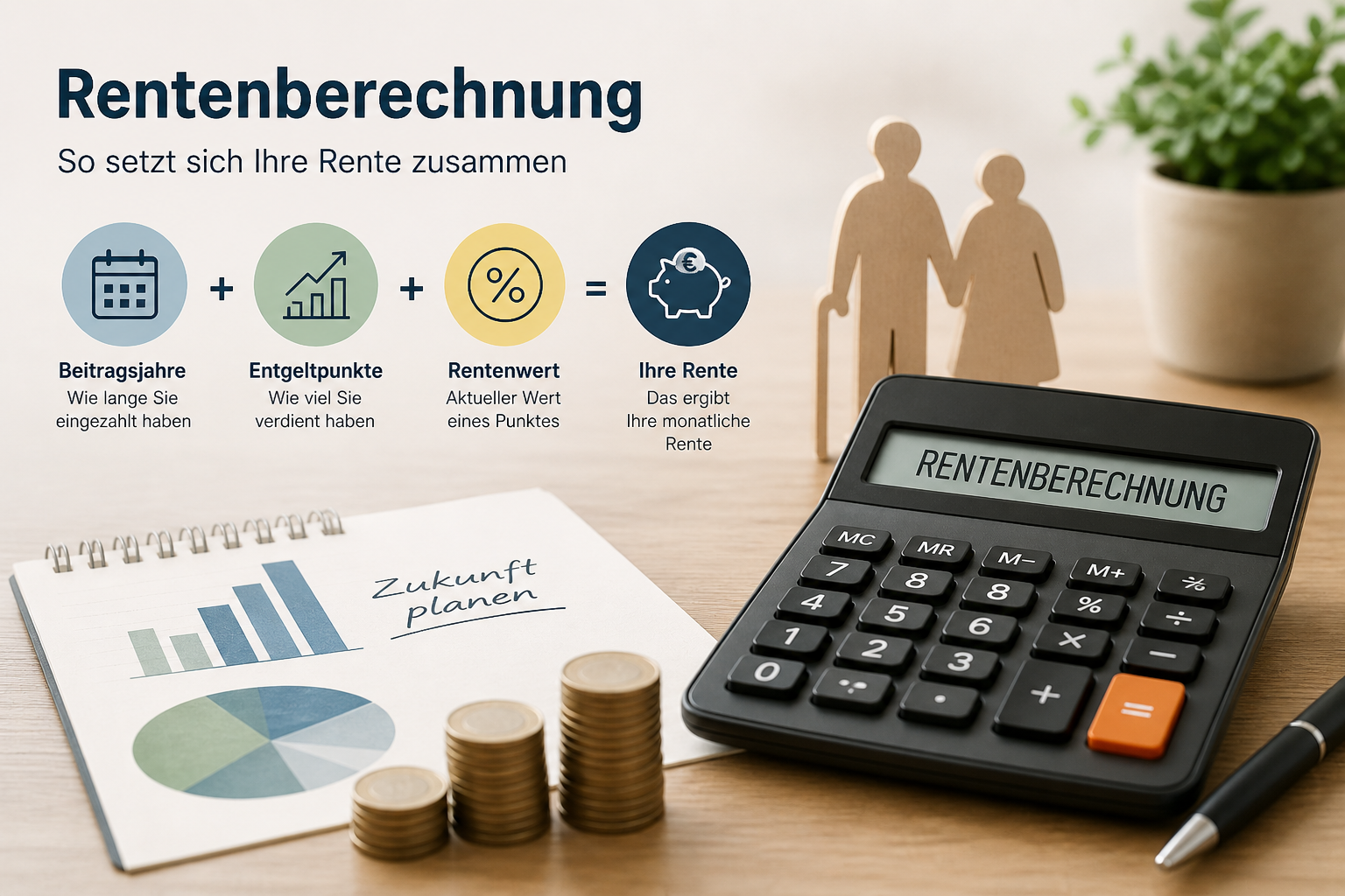 Die Rentenformel (§§ 63, 64 SGB VI): Wie berechnet sich die deutsche Rente?